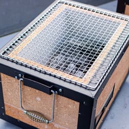 Konro Grill – Diatomite Japanse BBQ – 31 x 23 x 20 cm – Hibachi Barbecue — thumbnail 3