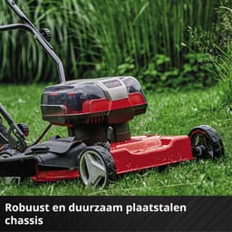Einhell Accu Grasmaaier GE-CM 36/48 Li M Solo - Power X-Change - 36 V/Li-ion - Maaibreedte: 48 cm - Dubbele Twin-Pack-technologie - Maaihoogte: 25-75 mm - Mulching functie - Excl. accu en lader — thumbnail 4