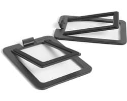 DD® Luidspreker Standaard - Luidspreker Standaard - Vloerstandaard - 14x10x4cm - Zwart - 14cm x 10cm x 4cm