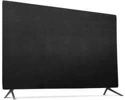 TV Hoes - Scherm Beschermhoes - Stofvrij Houden - Zachte Elastische Stof - 55 Inch - Zwart