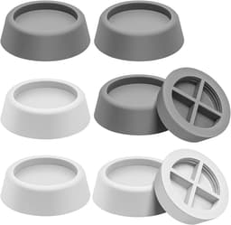 Anti-vibratie pads voor wasmachine, 8 stuks wasmachine voeten anti-vibratie TPR rubber blokken anti-slip pads schokdempers stabilisatoren voor droger, vaatwasser, koelkast, loopband — thumbnail 1