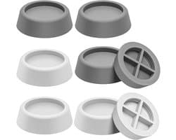 Anti-vibratie pads voor wasmachine, 8 stuks wasmachine voeten anti-vibratie TPR rubber blokken anti-slip pads schokdempers stabilisatoren voor droger, vaatwasser, koelkast, loopband