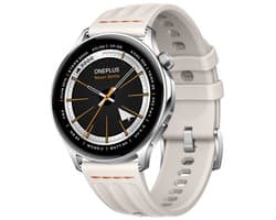 OnePlus Watch Lite - Smartwatch - 45mm - Silver Steel (Zilver) - 1.46" AMOLED - 10 dagen batterij - Dual-Band GPS - OPWWE262