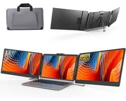 Draagbare Dubbele Monitor Extender 14 inch 1080P IPS voor Laptops