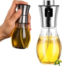 QualitéCuisine® Olie Sprayfles 200ml – Vernieuwde Versie – Olijfolie Sprayer / Olieverstuiver – Olie Dispenser Glas – Airfryer Accessoires – Voor BBQ, Pan & Salade – Incl. Bakkwast en Trechter — thumbnail 7