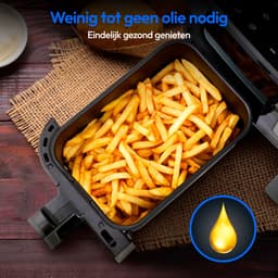 MEDION P20 XXL Heißluftfritteuse mit 2 Kammern (8,7 Liter, Airfryer, 2.600 Watt, Doppelkammer, 10 Automatikprogramme, 2 Schubladen, Sichtfenster, Dualer Airfryer, ILAG PFAS-frei, MD11760) matt grau — thumbnail 9