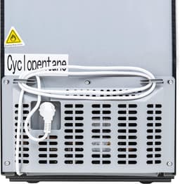 Koel-vriescombinatie - Dubbele deur - Compacte opslag - Energiezuinig model - 60 liter capaciteit - Zwart — thumbnail 5