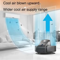 Bladloze Muurventilator - Wandmontage Ventilator - Frisse Lucht - 180° Kantelbaar - Stil 26W - Zilver — thumbnail 3
