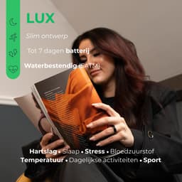 NOLATR Smart Ring LUX – Stappenteller & Hartslagmeter – Zilver – Maat 13 — thumbnail 3