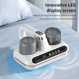 CYRO - Huisstofmijt Stofzuiger - Mijten Stofzuiger - Huisstofmijt - Matras Stofzuiger - Voor Bed, Tapijt & Bank - UV Licht - Wit — thumbnail 4