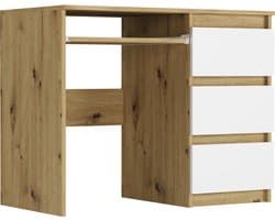 ARTISAN MIX Modern - Laptop Bureau - 76 x 50 x 96 cm - Ergonomisch - Zonder Handgrepen