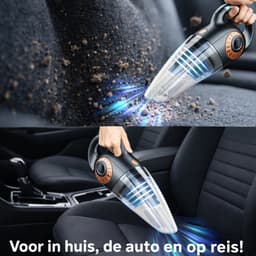 Atshark Snoerloze oplaadbare krachtige handstofzuiger voor nat en droog gebruik kruimeldief — thumbnail 2