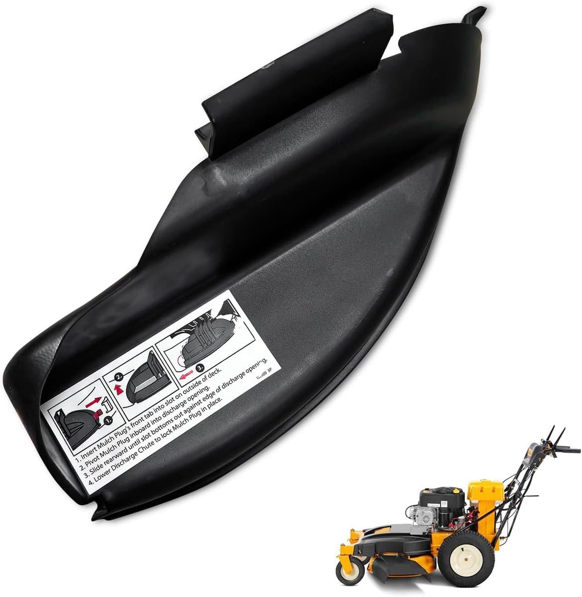 Mulchafdekking Grasmaaier - Grasopvanghoes - Gazon Mulchen - Effectief Grasbeheer - 33 Inch — afbeelding 1