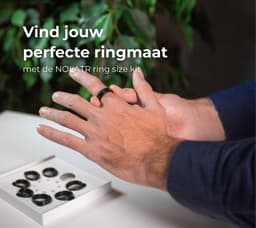NOLATR Smart Ring NEX – Slimme Ring met Stappenteller, Slaaptracker & Hartslagmeter – Zonder Abonnement – Zwart – Maat 13 — thumbnail 4