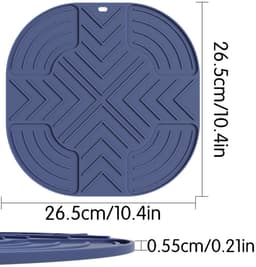 2 stuks geschikt voor NinjaFN101GY airfryer hittebestendig matje, aanrechtbeschermingsmat, antislip siliconen hittemat, geschikt voor airfryer, koffiemachine, broodrooster, airfryer koffiemachine, enz. — thumbnail 5