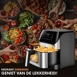 Airfryer - Hetelucht friteuse - 9L - 10 vooraf ingestelde functies - 1800W - Digitaal Display -Slimme functies - Geavanceerde 360° Luchttechnologie — thumbnail 2