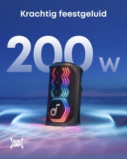 soundcore Rave 3S - Feestluidspreker - Zwart - 200W — thumbnail 3