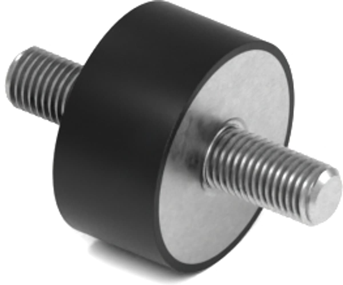 Rubbermagazijn - Trillingsdemper Type A 30x15mm - M8 - Set 10 stuks — afbeelding 1