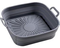 Opvouwbare vierkante Airfryer siliconen mal 17,5 cm