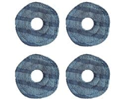 4 stuks herbruikbare moppads, geschikt voor Eufy omni C20 robotstofzuigers - Vervangende wasbare dweil - Moppads - Accessoires voor robotstofzuigers