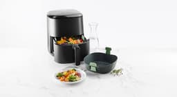 Lékué Airfryer Mandje - Maat L - Siliconen - Grey — thumbnail 10