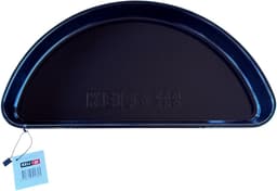 Keij Kamado BBQ Lekbak / Drip Tray Halve Maan Large - Emaille - voor 21 inch Kamado's - Universeel — thumbnail 1