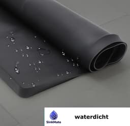 Lekbak Wasmachine – Siliconen Opvangbak - Opstaande Rand - SinkMate® - 60 x 60 cm – Lekbak Koelkast Vaatwasser Diepvriezer — thumbnail 2