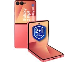 Samsung Galaxy Z Flip7 5G - 512GB - Coral Red + 1 Jaar extra garantie