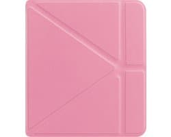 Hoesje Geschikt voor Kobo Libra Colour Hoes Book Case - Hoes Geschikt voor Kobo Libra Colour Hoesje Book Cover - Roze