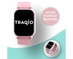 Traqio TRQ04 - GPS horloge kinderen - gps horloge kind - kinderhorloge bellen - gps tracker kinderhorloge - kinderhorloge met gps - kinderhorloge - Kinder smartwatch GPS - GPS horloge school - Roze