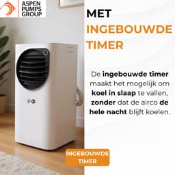 Aspen AX4008 Mobiele Airco - Mobiele Airco - 3,25 kW - 12000 BTU - Koeling & Verwarmen — thumbnail 5