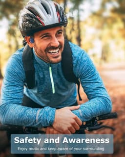 RFWR® Bone Conduction Hoofdtelefoon met Bluetooth 5.3 en 20 Uur Speeltijd, Waterdichte Sporthoofdtelefoon voor Hardlopen en Fietsen — thumbnail 2