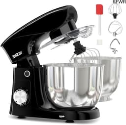 RFWR® Standmixer 1500W met 4,5 en 5L RVS kommen - Multifunctionele keukenmachine met 10 snelheden — thumbnail 1