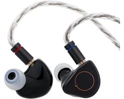 Simgot Supermix 4 - In-Ear Monitors - IEM - Muziek & Gaming Oortjes - Oordoppen - Verwisselbare Kabel - Ergonomisch Design - Hybride Drivers - Zwart