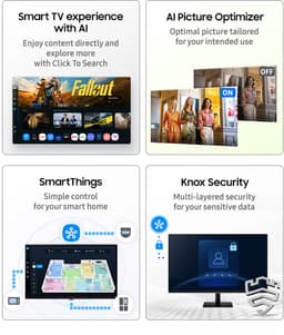 Samsung M70F - 4K Smart Monitor - 32 inch- Vision AI — thumbnail 5