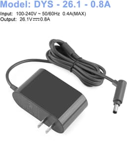 Voeding Adapter Geschikt Voor Dyson V6 V7 V8 Dc62 En V15 Series - Kabellengte 1.5 Meter - 26.1v - Vervangende Stekker Geschikt Voor Dyson Steelstofzuigers - Oplader Geschikt Voor Dyson - Lader Met LED Indicatie — thumbnail 3