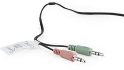 Gembird MHS-001-GW - Koptelefoon met microfoon, glossy wit — thumbnail 2