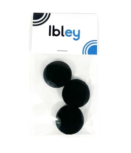 Ibley Zachte foam oorkussens 30mm - 6 stuks / 3 paar - universeel geschikt - Spons oordop kussens - voor hoofdtelefoons - Zwart — thumbnail 5
