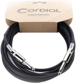 Cordial EL PP Elements Instrumentkabel Mono Jack Recht Zwart — thumbnail 1