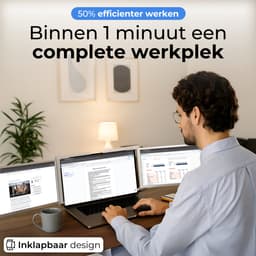 Triple Portable Monitor Expert 14" OneCable - IPS - Extra scherm laptop - Tri screen monitor - Inclusief draagtas — thumbnail 4