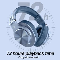 OneOdio Fusion A70 Sky Blue – Draadloze Over-Ear Koptelefoon – DJ & Studio – Hi-Res Audio — thumbnail 12