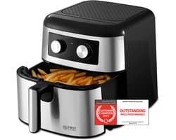 TZS First Austria Airfryer - Heteluchtfriteuse - 8L - 1700W - 80ºC tot 200ºC - Zwart