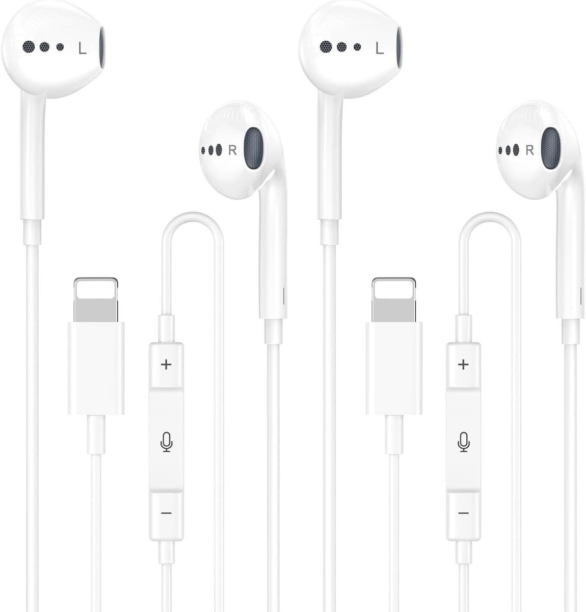 Oordopje Lightning geschikt voor alle iphones onder de serie 15 (2 stuks) — afbeelding 1