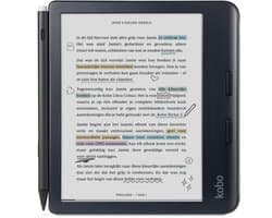 Kobo Libra Colour Stylus Bundel - E-reader - 7 inch kleurenscherm - Inclusief Kobo Stylus 2 - Zwart