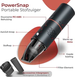Caliber Kruimeldief - Hand Stofzuiger Draadloos - 19kPa zuigkracht - RVS en Hepa Filter - Accu niet meegeleverd - Werkt met PowerSnap Accu Platform (CPS-VC) — thumbnail 3