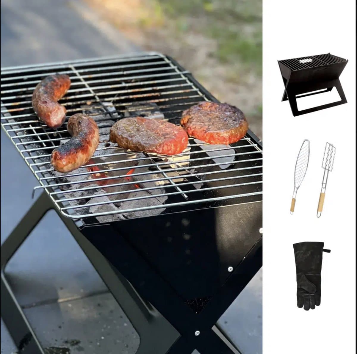 VUUR LAB. BBQ set - Lopend vuurtje van de maand — afbeelding 1