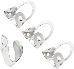 Somstyle Finger Picks Vingerplectrum Set - 4 Stuks - Plectrum voor Gitaar - RVS - Duimplectrum - Zilverkleurig — thumbnail 2
