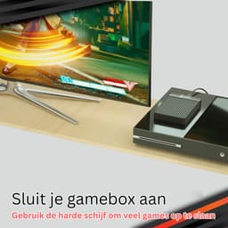 MKSS® Harde Schijf Extern - Draagbare - 1TB Opslag - Zwart — thumbnail 6
