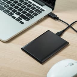 MKSS® Harde Schijf Extern - Draagbare - 1TB Opslag - Zwart — thumbnail 3