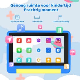 kotsren KT1018 - Android 13 kindertablet - 7 inch - 8(3+5)GB RAM/64GB ROM– 2500mAh - Blauw — thumbnail 3